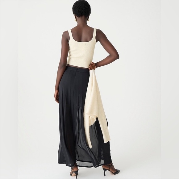 Jcrew Supersoft cropped cable-knit sweater-tank set - Picture 3 of 6